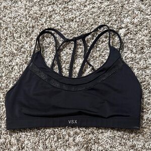 VSX Strappy Black Sports Bra